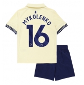 Everton Vitaliy Mykolenko #16 Uit tenue Kids 2025-26 Korte Mouwen (+ broek)