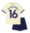 Everton Vitaliy Mykolenko #16 Uit tenue Kids 2025-26 Korte Mouwen (+ broek)