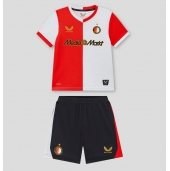 Feyenoord Thuis tenue Kids 2025-26 Korte Mouwen (+ broek)