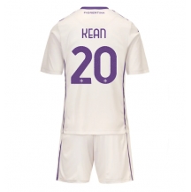 Fiorentina Moise Kean #20 Uit tenue Kids 2025-26 Korte Mouwen (+ broek)