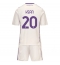 Fiorentina Moise Kean #20 Uit tenue Kids 2025-26 Korte Mouwen (+ broek)