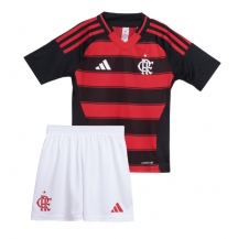 Flamengo Thuis tenue Kids 2025-26 Korte Mouwen (+ broek)