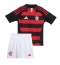 Flamengo Thuis tenue Kids 2025-26 Korte Mouwen (+ broek)