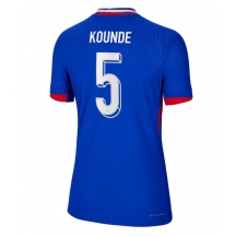 Frankrijk Jules Kounde #5 Thuis tenue Dames EK 2024 Korte Mouwen