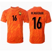 Frankrijk Mike Maignan #16 Keeper Uit tenue EK 2024 Korte Mouwen