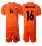 Frankrijk Mike Maignan #16 Keeper Uit tenue Kids EK 2024 Korte Mouwen (+ broek)
