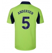 Fulham Joachim Andersen #5 Uit tenue 2025-26 Korte Mouwen