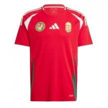 Hongarije Thuis tenue EK 2024 Korte Mouwen