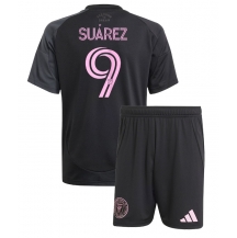 Inter Miami Luis Suarez #9 Uit tenue Kids 2025-26 Korte Mouwen (+ broek)