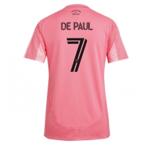 Inter Miami Rodrigo De Paul #7 Thuis tenue Dames 2025-26 Korte Mouwen