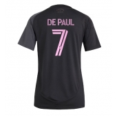 Inter Miami Rodrigo De Paul #7 Uit tenue Dames 2025-26 Korte Mouwen