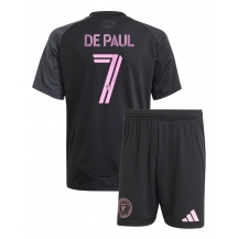 Inter Miami Rodrigo De Paul #7 Uit tenue Kids 2025-26 Korte Mouwen (+ broek)
