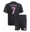 Inter Miami Rodrigo De Paul #7 Uit tenue Kids 2025-26 Korte Mouwen (+ broek)