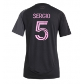 Inter Miami Sergio Busquets #5 Uit tenue Dames 2025-26 Korte Mouwen