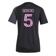 Inter Miami Sergio Busquets #5 Uit tenue Dames 2025-26 Korte Mouwen