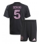 Inter Miami Sergio Busquets #5 Uit tenue Kids 2025-26 Korte Mouwen (+ broek)