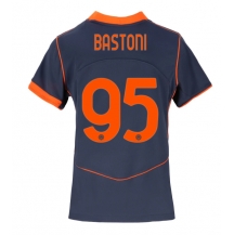 Inter Milan Alessandro Bastoni #95 Derde tenue Dames 2025-26 Korte Mouwen