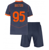 Inter Milan Alessandro Bastoni #95 Derde tenue Kids 2025-26 Korte Mouwen (+ broek)