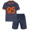 Inter Milan Alessandro Bastoni #95 Derde tenue Kids 2025-26 Korte Mouwen (+ broek)