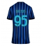 Inter Milan Alessandro Bastoni #95 Thuis tenue Dames 2025-26 Korte Mouwen