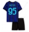 Inter Milan Alessandro Bastoni #95 Thuis tenue Kids 2025-26 Korte Mouwen (+ broek)