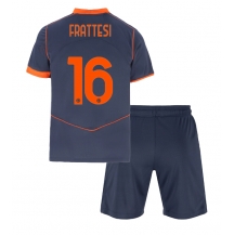 Inter Milan Davide Frattesi #16 Derde tenue Kids 2025-26 Korte Mouwen (+ broek)