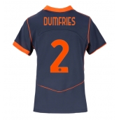 Inter Milan Denzel Dumfries #2 Derde tenue Dames 2025-26 Korte Mouwen