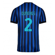 Inter Milan Denzel Dumfries #2 Thuis tenue 2025-26 Korte Mouwen