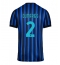 Inter Milan Denzel Dumfries #2 Thuis tenue 2025-26 Korte Mouwen