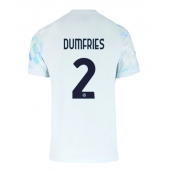 Inter Milan Denzel Dumfries #2 Uit tenue 2025-26 Korte Mouwen