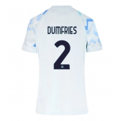 Inter Milan Denzel Dumfries #2 Uit tenue Dames 2025-26 Korte Mouwen