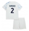 Inter Milan Denzel Dumfries #2 Uit tenue Kids 2025-26 Korte Mouwen (+ broek)