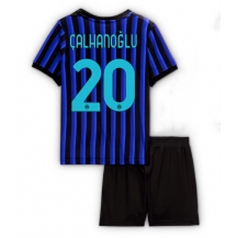 Inter Milan Hakan Calhanoglu #20 Thuis tenue Kids 2025-26 Korte Mouwen (+ broek)