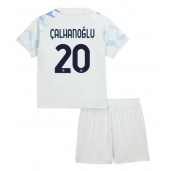 Inter Milan Hakan Calhanoglu #20 Uit tenue Kids 2025-26 Korte Mouwen (+ broek)