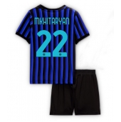 Inter Milan Henrikh Mkhitaryan #22 Thuis tenue Kids 2025-26 Korte Mouwen (+ broek)