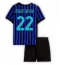 Inter Milan Henrikh Mkhitaryan #22 Thuis tenue Kids 2025-26 Korte Mouwen (+ broek)