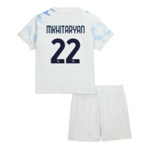 Inter Milan Henrikh Mkhitaryan #22 Uit tenue Kids 2025-26 Korte Mouwen (+ broek)