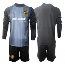 Inter Milan Keeper Thuis tenue Kids 2025-26 Lange Mouwen (+ broek)