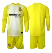 Inter Milan Keeper Uit tenue Kids 2025-26 Lange Mouwen (+ broek)