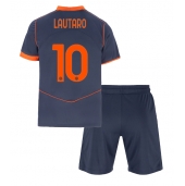 Inter Milan Lautaro Martinez #10 Derde tenue Kids 2025-26 Korte Mouwen (+ broek)
