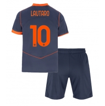 Inter Milan Lautaro Martinez #10 Derde tenue Kids 2025-26 Korte Mouwen (+ broek)