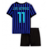 Inter Milan Luis Henrique #11 Thuis tenue Kids 2025-26 Korte Mouwen (+ broek)