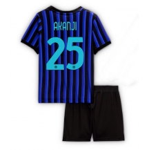 Inter Milan Manuel Akanji #25 Thuis tenue Kids 2025-26 Korte Mouwen (+ broek)