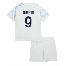 Inter Milan Marcus Thuram #9 Uit tenue Kids 2025-26 Korte Mouwen (+ broek)