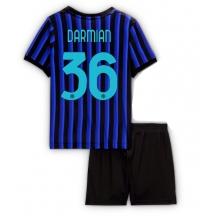 Inter Milan Matteo Darmian #36 Thuis tenue Kids 2025-26 Korte Mouwen (+ broek)