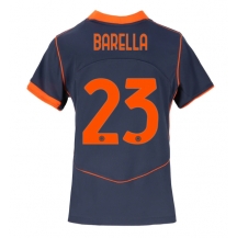 Inter Milan Nicolo Barella #23 Derde tenue Dames 2025-26 Korte Mouwen