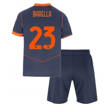 Inter Milan Nicolo Barella #23 Derde tenue Kids 2025-26 Korte Mouwen (+ broek)