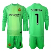 Inter Milan Yann Sommer #1 Keeper Derde tenue Kids 2025-26 Lange Mouwen (+ broek)