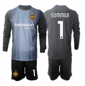 Inter Milan Yann Sommer #1 Keeper Thuis tenue Kids 2025-26 Lange Mouwen (+ broek)
