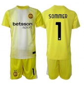 Inter Milan Yann Sommer #1 Keeper Uit tenue Kids 2025-26 Korte Mouwen (+ broek)